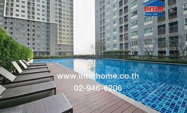 Condominium 29.77 sq m. Aspire Erawan Tower, next to BTS Chang Erawan Station, Kanchanaphisek Road, Sukhumvit Road, Mueang Samut Prakan, Samut Prakan