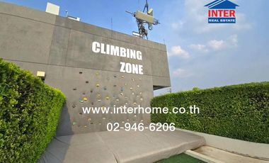 Condominium 29.77 sq m. Aspire Erawan Tower, next to BTS Chang Erawan Station, Kanchanaphisek Road, Sukhumvit Road, Mueang Samut Prakan, Samut Prakan