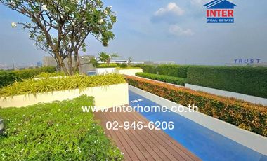 Condominium 29.77 sq m. Aspire Erawan Tower, next to BTS Chang Erawan Station, Kanchanaphisek Road, Sukhumvit Road, Mueang Samut Prakan, Samut Prakan