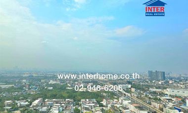 Condominium 29.77 sq m. Aspire Erawan Tower, next to BTS Chang Erawan Station, Kanchanaphisek Road, Sukhumvit Road, Mueang Samut Prakan, Samut Prakan