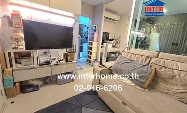 Condominium 29.77 sq m. Aspire Erawan Tower, next to BTS Chang Erawan Station, Kanchanaphisek Road, Sukhumvit Road, Mueang Samut Prakan, Samut Prakan