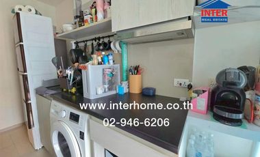 Condominium 29.77 sq m. Aspire Erawan Tower, next to BTS Chang Erawan Station, Kanchanaphisek Road, Sukhumvit Road, Mueang Samut Prakan, Samut Prakan