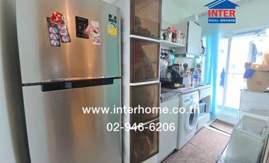 Condominium 29.77 sq m. Aspire Erawan Tower, next to BTS Chang Erawan Station, Kanchanaphisek Road, Sukhumvit Road, Mueang Samut Prakan, Samut Prakan