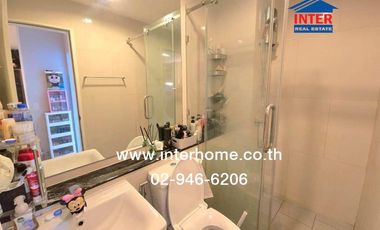 Condominium 29.77 sq m. Aspire Erawan Tower, next to BTS Chang Erawan Station, Kanchanaphisek Road, Sukhumvit Road, Mueang Samut Prakan, Samut Prakan