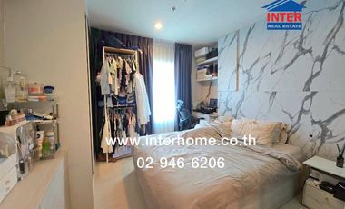 Condominium 29.77 sq m. Aspire Erawan Tower, next to BTS Chang Erawan Station, Kanchanaphisek Road, Sukhumvit Road, Mueang Samut Prakan, Samut Prakan