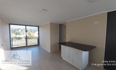 Dpto. 3 Dorm / 2 Baños / 1 Est.-(Amueblado).-Peñablanca, Villa Alemana. V Región.-