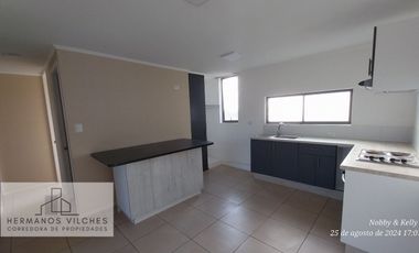 Dpto. 3 Dorm / 2 Baños / 1 Est.-(Amueblado).-Peñablanca, Villa Alemana. V Región.-