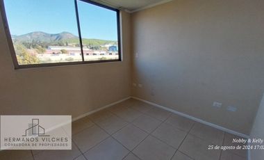 Dpto. 3 Dorm / 2 Baños / 1 Est.-(Amueblado).-Peñablanca, Villa Alemana. V Región.-