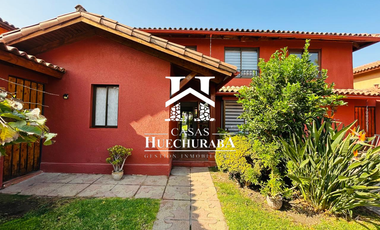 Espectacular Casa En Barrio Santa Rosa 5d, 4b, Huechuraba