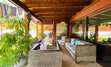 Espectacular Casa En Barrio Santa Rosa 5d, 4b, Huechuraba