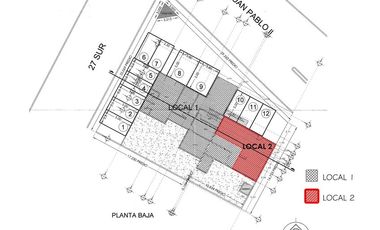 Local en Renta Circuito Juan Pablo II