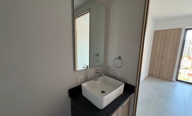 Departamento nuevo en renta en Villa Dhara, frente al parque Morelos