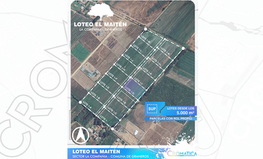 Venta Parcela 1-G En Loteo El Maitén, Sector La Compañía