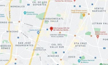 Departamento en Félix Cuevas, Del Valle Centro! EN REMATE BANCARIO! SOLUCIONES PARA TÚ FUTURO.