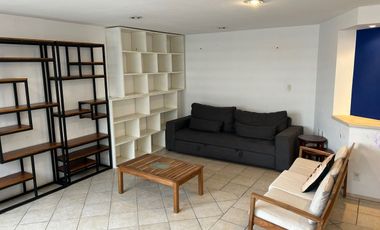 Departamento semi amueblado y equipado en renta - Tizapán San Angel