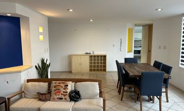 Departamento semi amueblado y equipado en renta - Tizapán San Angel