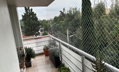 Departamento semi amueblado y equipado en renta - Tizapán San Angel