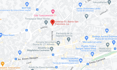 CASA EN VENTA EN AZTECAS # 51, BARRIO SAN FRANCISCO, MAGDALENA CONTRERAS, CDMX.