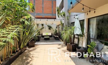 RENTA DEPARTAMENTO AMUEBLADO CON TERRAZA, NAPOLES BENITO JUAREZ