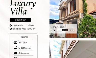 FOR SALE LUXURY VILLA 2ND FLOOR WITH A SWIMMING POOL AT BENOA, BADUNG, BALI