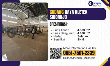 Jual Gudang Raya Taman Sidoarjo - The EdGe