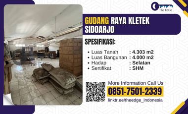 Jual Gudang Raya Taman Sidoarjo - The EdGe