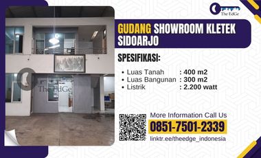 Warehouse Showroom Rental Kletek Taman Sidoarjo Ready to Use - The Edge