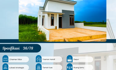 Rumah Subsidi Tipe 36 di Rajabasa Belakang SMA Negeri 13 Bandar Lampung