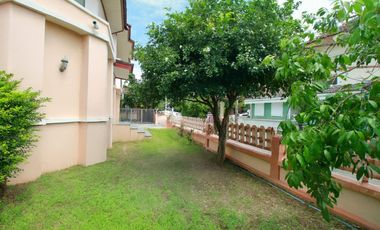 For Sale: 2-Storey Corner House, 112 Sq.Wa, 6 Bedrooms Baan Suan Suksiri Village, Noen Phra, Rayong. Close to Bangkok Hospital Rayong and Map Ta Phut