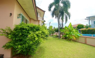 For Sale: 2-Storey Corner House, 112 Sq.Wa, 6 Bedrooms Baan Suan Suksiri Village, Noen Phra, Rayong. Close to Bangkok Hospital Rayong and Map Ta Phut