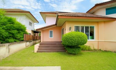 For Sale: 2-Storey Corner House, 112 Sq.Wa, 6 Bedrooms Baan Suan Suksiri Village, Noen Phra, Rayong. Close to Bangkok Hospital Rayong and Map Ta Phut