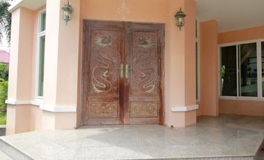 For Sale: 2-Storey Corner House, 112 Sq.Wa, 6 Bedrooms Baan Suan Suksiri Village, Noen Phra, Rayong. Close to Bangkok Hospital Rayong and Map Ta Phut