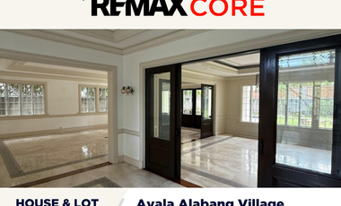 For Lease: 4 Bedroom House & Lot in Ayala Alabang Village, Muntinlupa