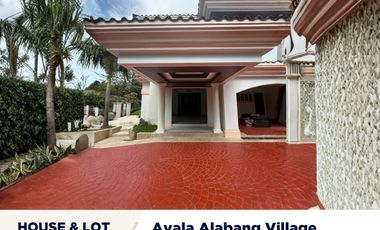 For Lease: 4 Bedroom House & Lot in Ayala Alabang Village, Muntinlupa