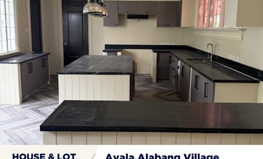 For Lease: 4 Bedroom House & Lot in Ayala Alabang Village, Muntinlupa