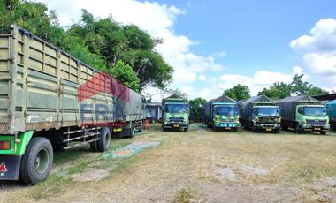 Gudang Dengan Tanah Luas di Ngronggo Kota Kediri Tanah Bentul Letter L dan Ada Kelebihan Tanah
