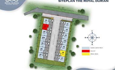 THE ROYAL DURIAN cluster premium di pusat Banyumanik