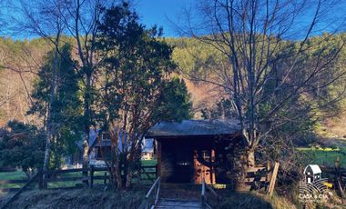Casa en Lago Riñihue en 2,5 hectareas de terreno