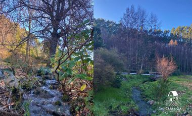 Casa en Lago Riñihue en 2,5 hectareas de terreno