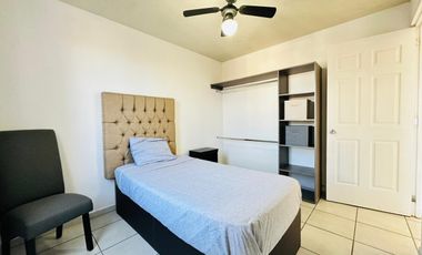 DEPARTAMENTO AMUEBLADO EN RENTA LEON GTO CERCA DEL BLV. VALTIERRA.