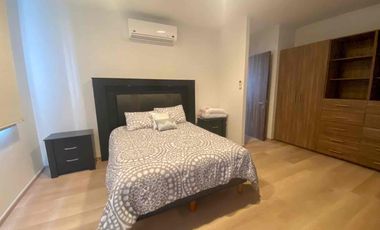 Departamento Amueblado en renta  2 recamaras 137 m2 Nuevo Sur con seguridad y amenidades