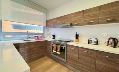 Departamento Amueblado en renta  2 recamaras 137 m2 Nuevo Sur con seguridad y amenidades