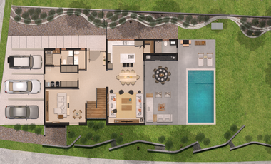 Casa de Lujo en Chapala - Raquet Club San Juan Cosalá