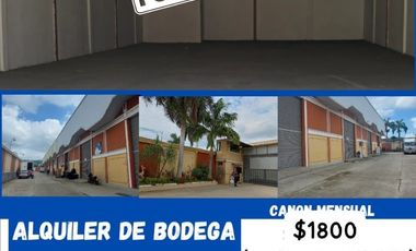 ALQUILER DE BODEGA EN AV. JUAN TANCA MARENGO