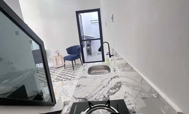 rumah siap huni, modern minimalis selangkah ke airport