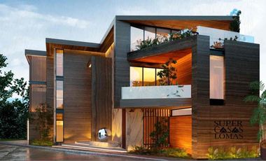 Casa de lujo en preventa en Parque Jalisco Lomas de Angelópolis, 5 recámaras y sala a doble altura