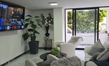 lujo de apto minimalista moderno en milla de oro