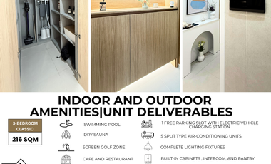 3-Bedroom Classic Unit | Pre-Selling Condominium in Clark, Pampanga