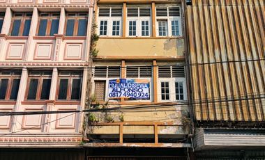 Ruko Lautze Raya Pasar Baru Sawah Besar Krekot 4,5lt Lokasi Strategis