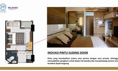 RESORT APARTEMEN 1 KAMAR TIDUR LOKASI SEMARANG BARAT DEKAT UIN WALISONGO